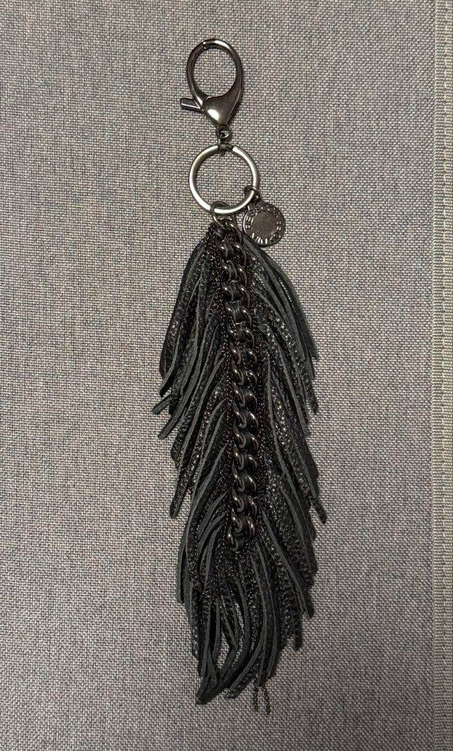 Rebecca Minkoff Black Keychain Women Luxury Designer Limited Edition Rare Model
