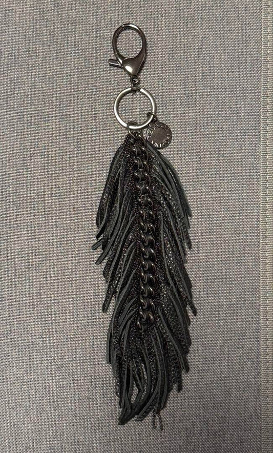 Rebecca Minkoff Black Keychain Women Luxury Designer Limited Edition Rare Model