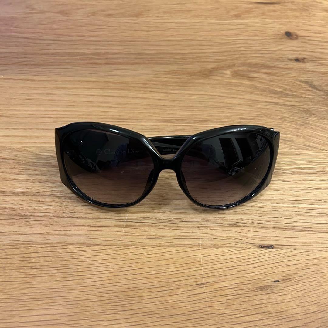 DIOR FROUFROUF Christian Dior Black Sunglasses Bijou Women