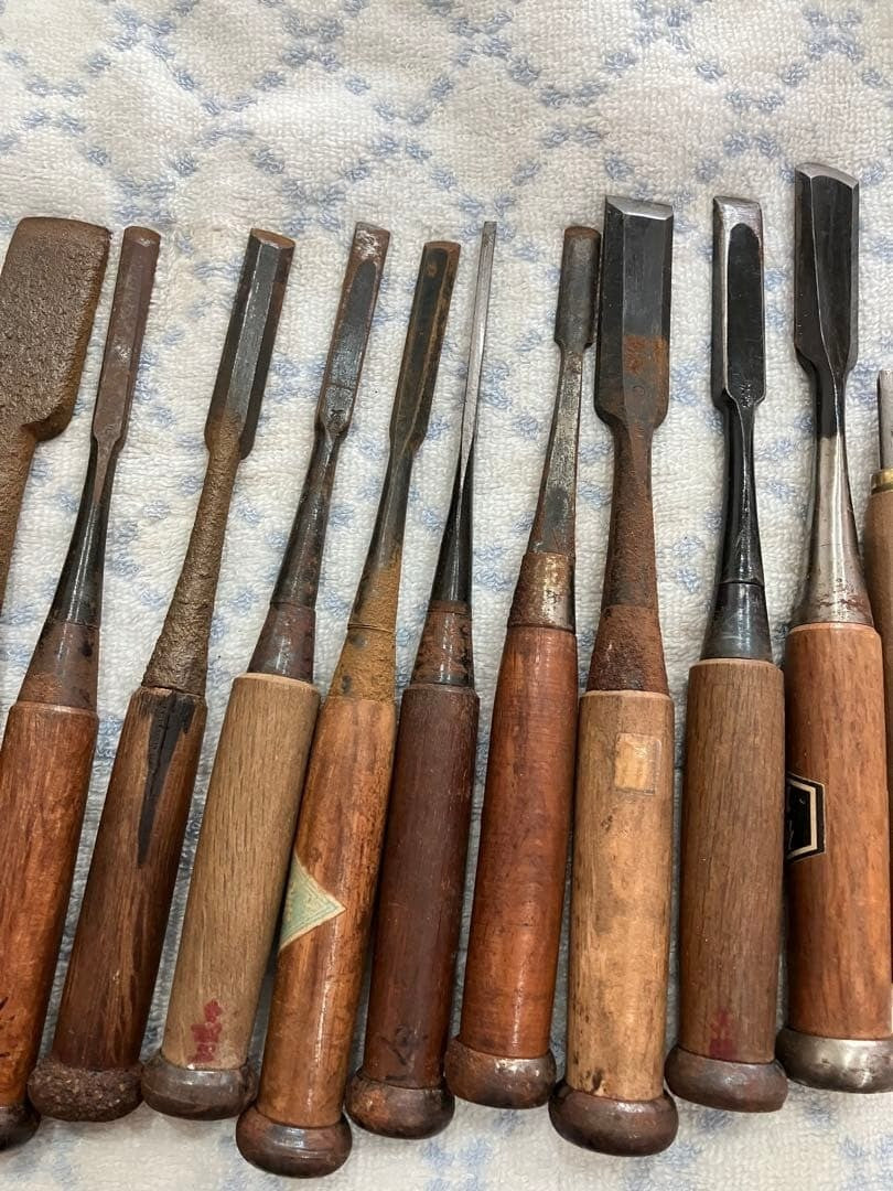 Unknown Brand Gouge Set 22 Pc Woodcarving Tools Hand Tools Bundle Starter Kit