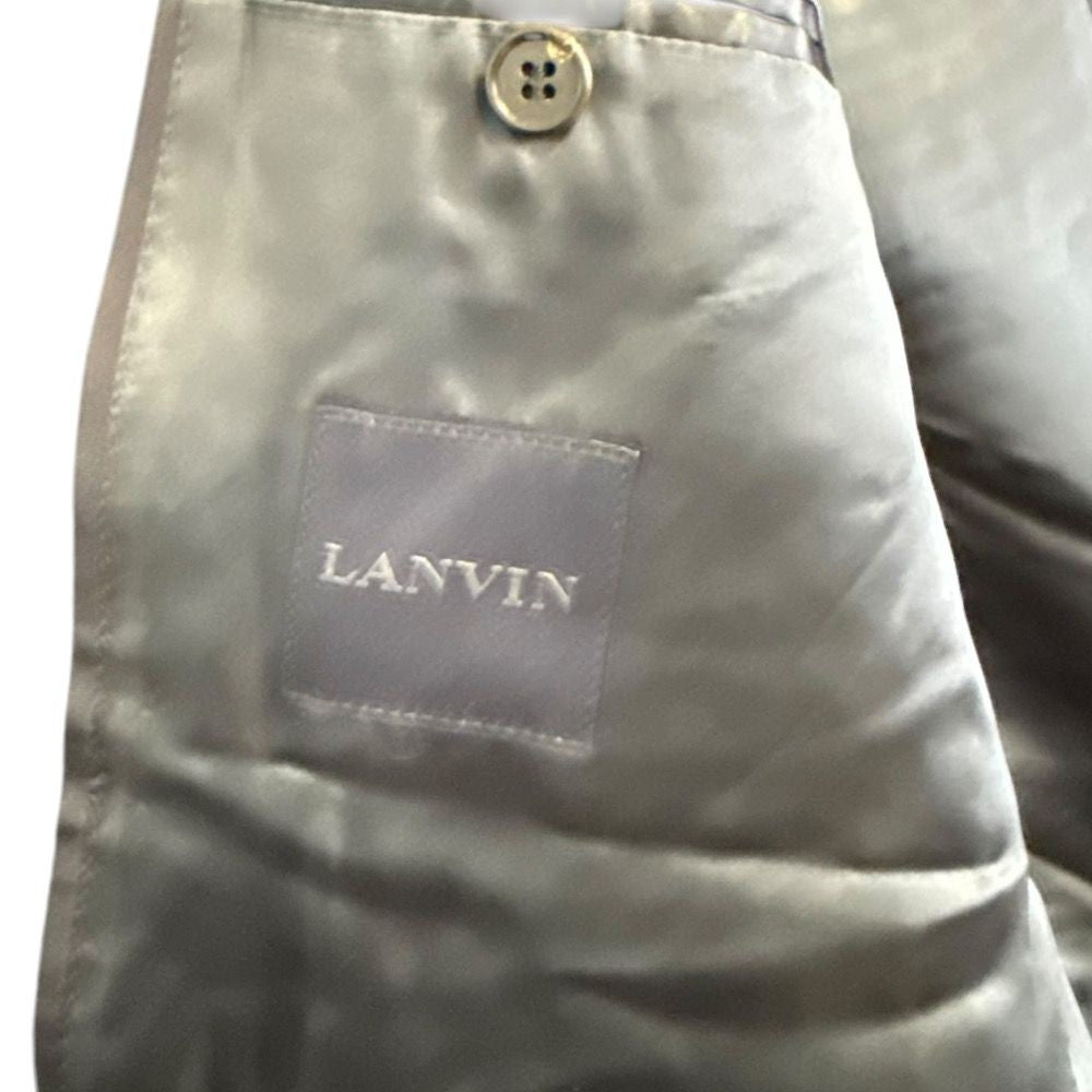 LANVIN Luca Ossendrijver P-coat, 44, Navy mens USED