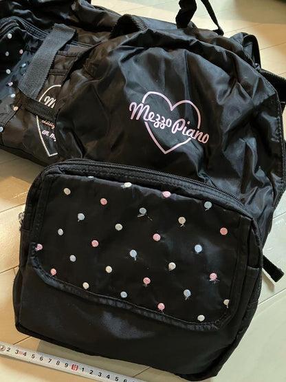 Mezzo Piano Boston Bag with Attached Backpack, Multi-Use, Used