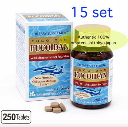KANEHIDE BIO Fucoidan Tablets Set of 15 200mg x 250 Tablets Seaweed Supplement