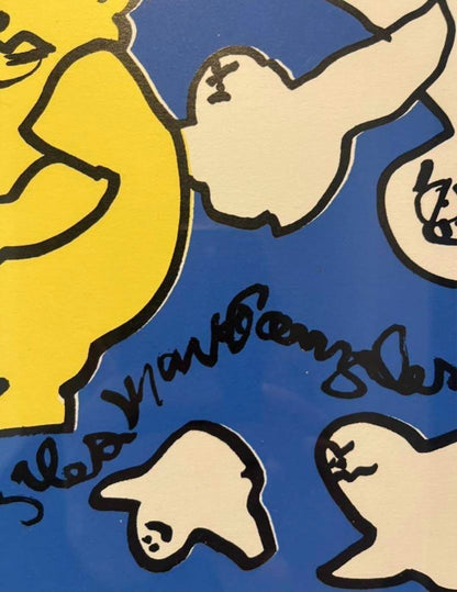 mark gonzales print supreme kaws edition 40 silkscreen