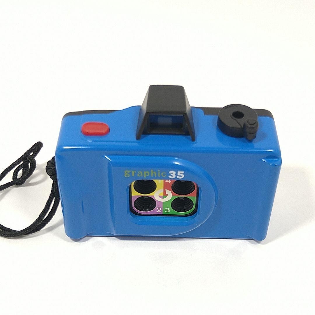 【Rare Showa Retro】4-Shot Burst Camera Blue