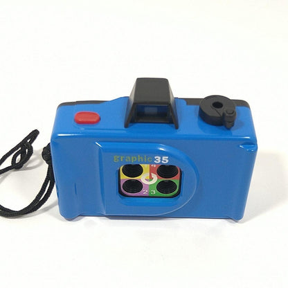 【Rare Showa Retro】4-Shot Burst Camera Blue