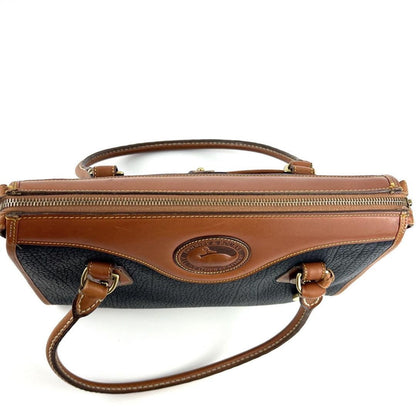 "Dooney & Bourke Leather Tote Bag YJ202 8.7x12.6x3.9 Inch" /Used++