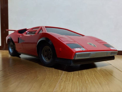 Lamborghini Countach LP500 Showa Retro Toy Radio-Controlled Car Atcomi Super