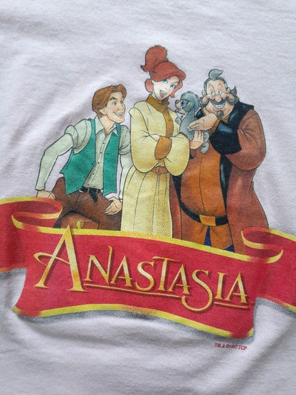 Disney Vintage Anastasia Kids TShirt S Pink Made in USA Excellent Conditio