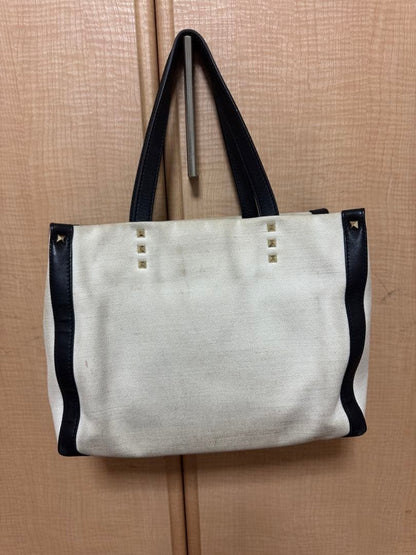 Valentino Garavani Tote Bag VLTN Canvas Studs