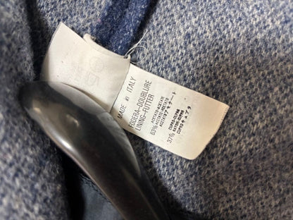 Missoni Women XL Navy Double Breasted Pea Coat 46 Luxury Unique Elegant Italian
