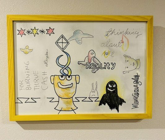 Mark Gonzalez Art Original Painting sup Basquiat GONZ