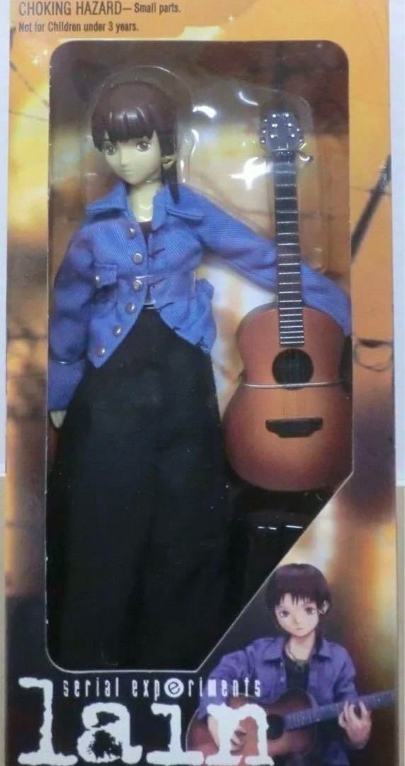 SERIAL EXPERIMENTS LAIN GUITAR OUTFIT DOLL ACTION FIGURE LIMITED EDITION Used
