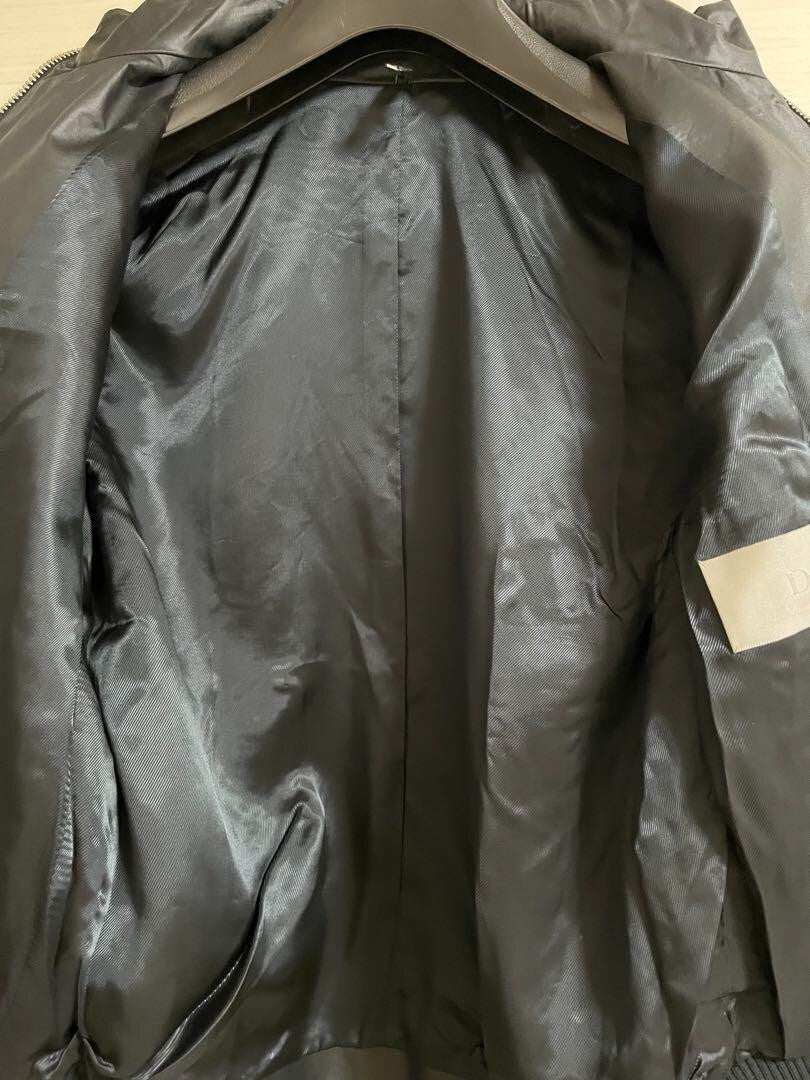 Dior Homme by Hedi Slimane 08SS Cropped bomber jacket blouson nylon men's size44