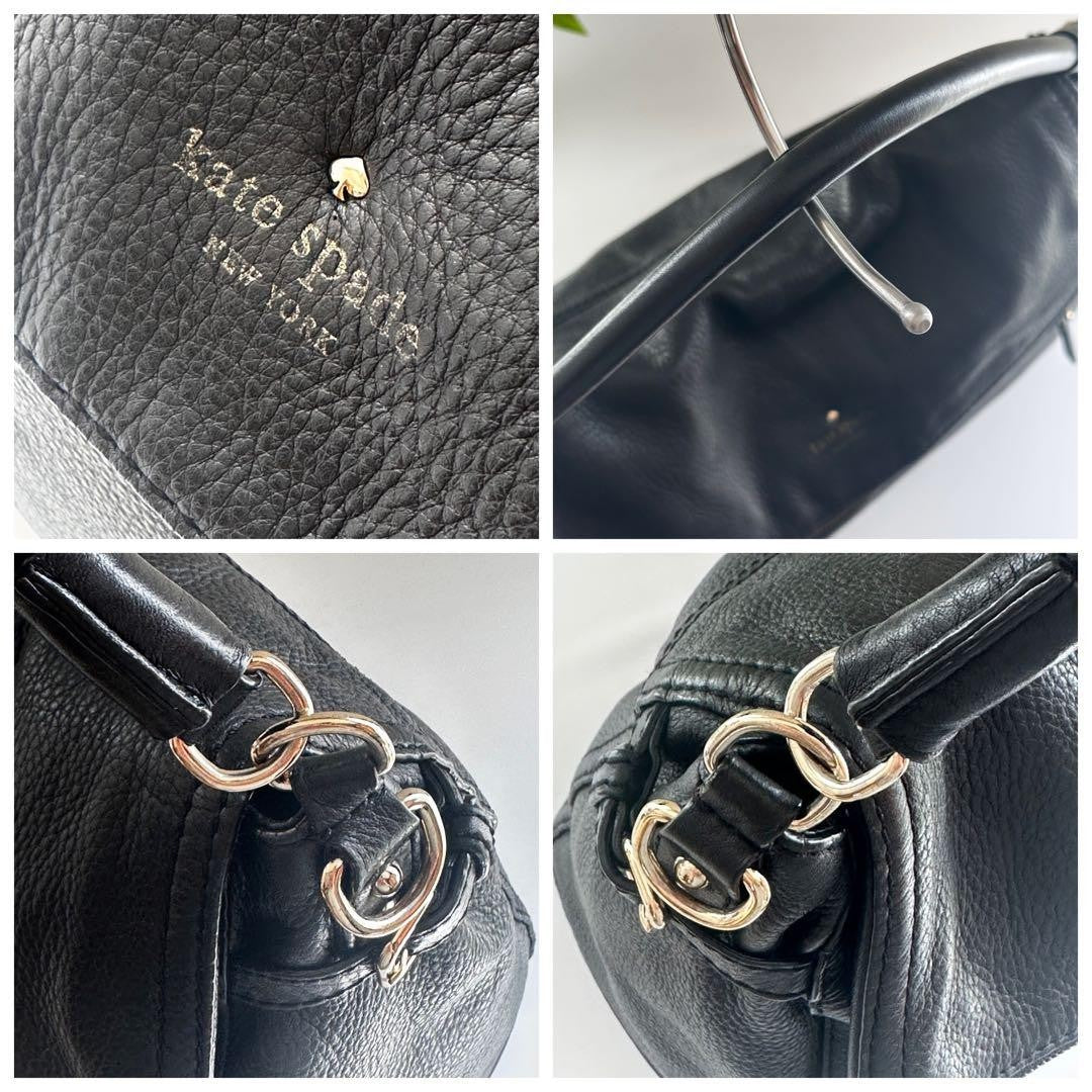 Kate Spade Genuine Leather Tote Bag Large Capacity Business Bag Black