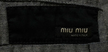 miumiu denim jacket size M length 19.6 inches