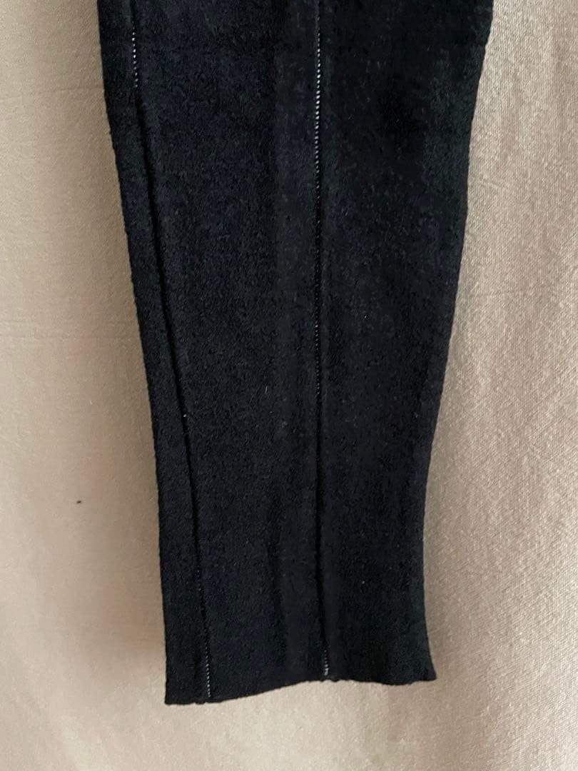 The Viridi-anne Fulling Men's Knit Pants Black Wool/Nylon Size 1 Drawstring
