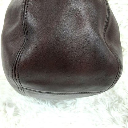 Extremely Rare Made In USA Old Coach 4161 Shoulder Bag Dark Brown Vintage
