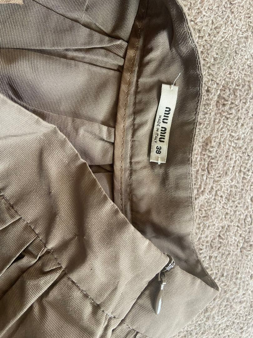 MIU MIU Skirt Size 38 Flared Mini Short Fashion Women's Apparel