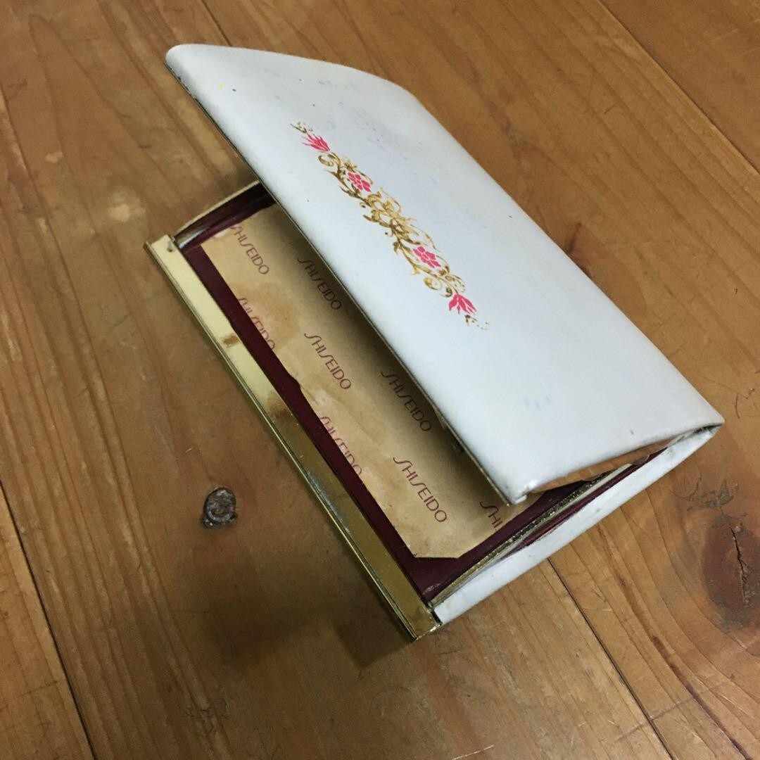 Shiseido novelty, corporate object, Showa Retro sewing set, not for sale.
