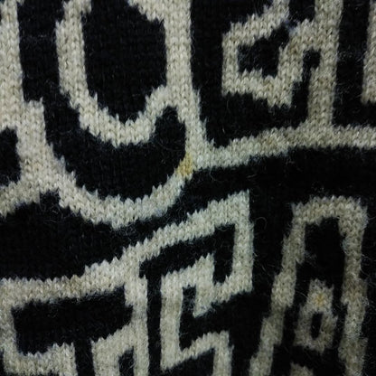 ICEBERG JEANS Vintage Men's Black Logo Wool Sweater Knit Rare Used