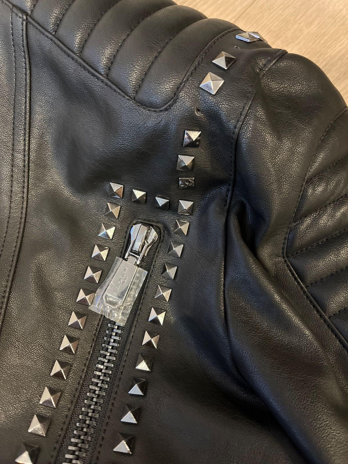 Balmain Studded Riders Jacket Men 8011 Size 48 New Item Limited Rare With Tag JP