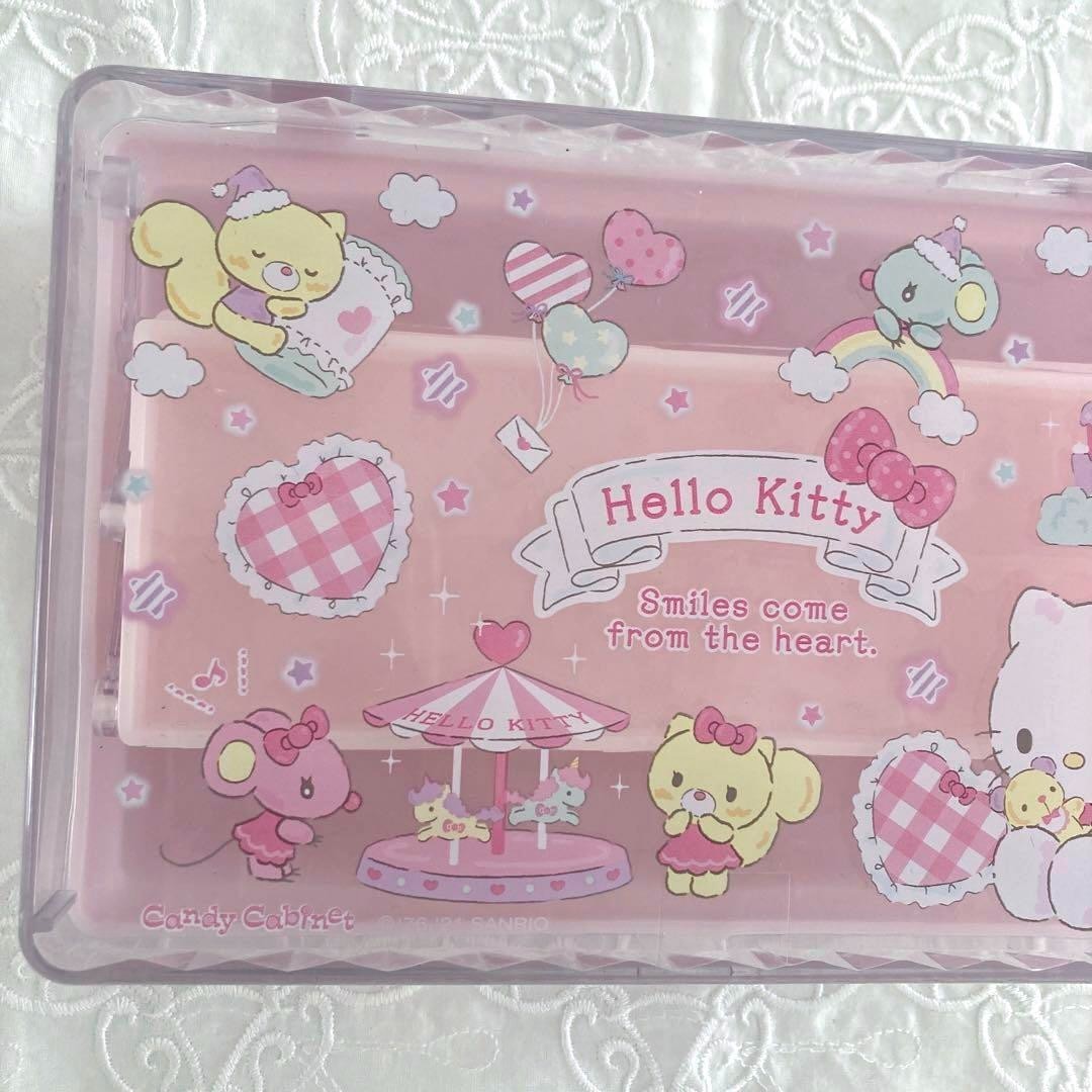 Sanrio Hello Kitty Candy Cabinet 3-Tier Retro 2021 Made Unused 12cm Toy Storage