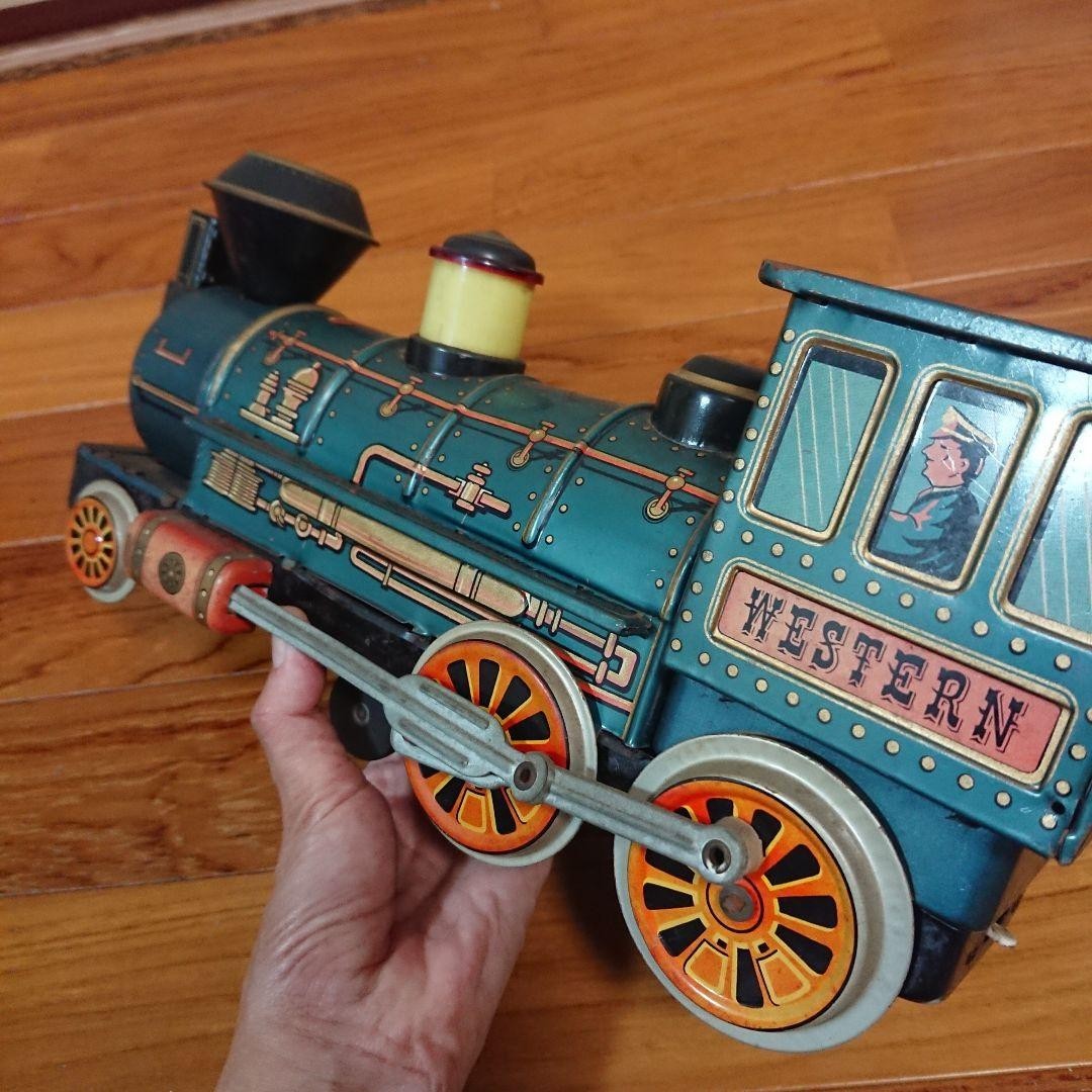 Tinplate Locomotive Modern Toys Co. Made in Japan Domestic