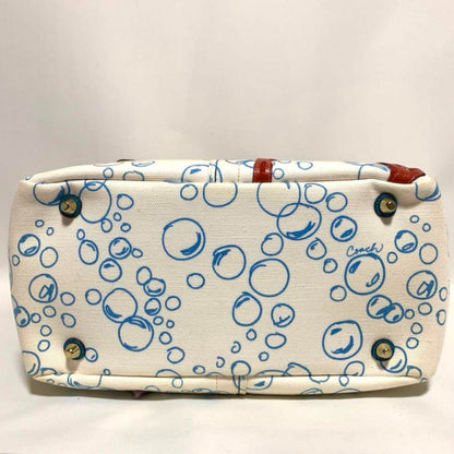 Rare COACH tote bag marine motif A4 storage large capacity bag