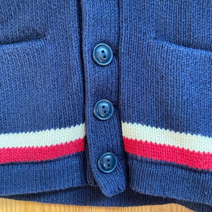 Ralph Lauren Polo Shawl Collar Cardigan Babyweight 90 Vintage Rare Edition