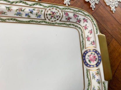 Rare Haviland Limoges Louveciennes Cake Plate Platter Vintage France Used Ex+