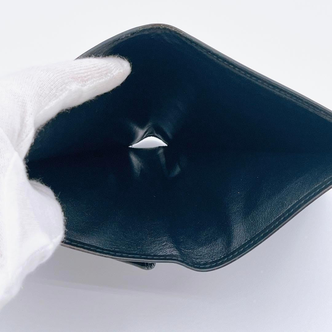 LOUIS VUITTON Nomade 10 Credit Bifold Wallet Leather Black M85013 from Japan