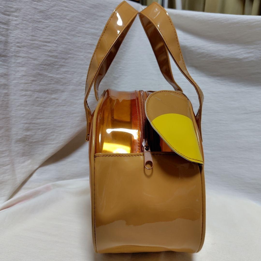 San-X Rilakkuma Face-Shaped Clear Bag Korilakkuma Kiiroitori Unused 2011 Rare