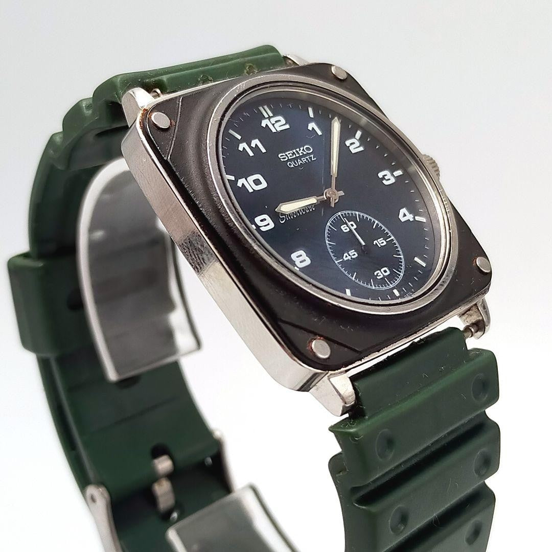 【Battery Replaced】Rare, Excellent Condition Seiko Silver Wave, Made in 1981