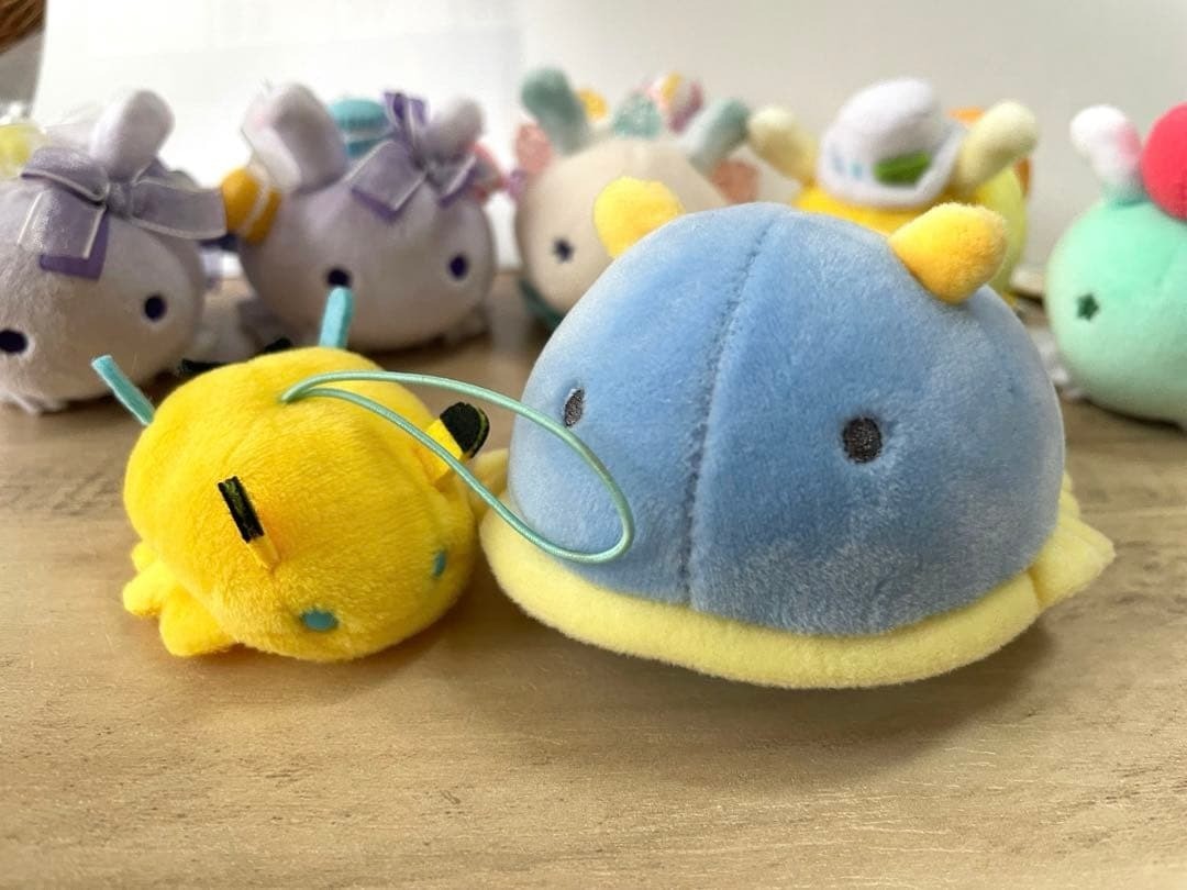 Palm-Sized Yumemiushi Sea Slug Plush Set