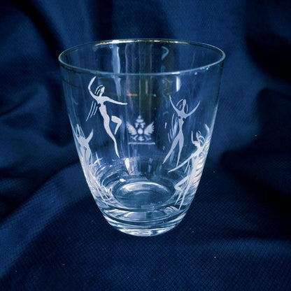 Showa Retro Morozov Brewery Rock Glass Tumbler Glass Novelty 4-Piece Set