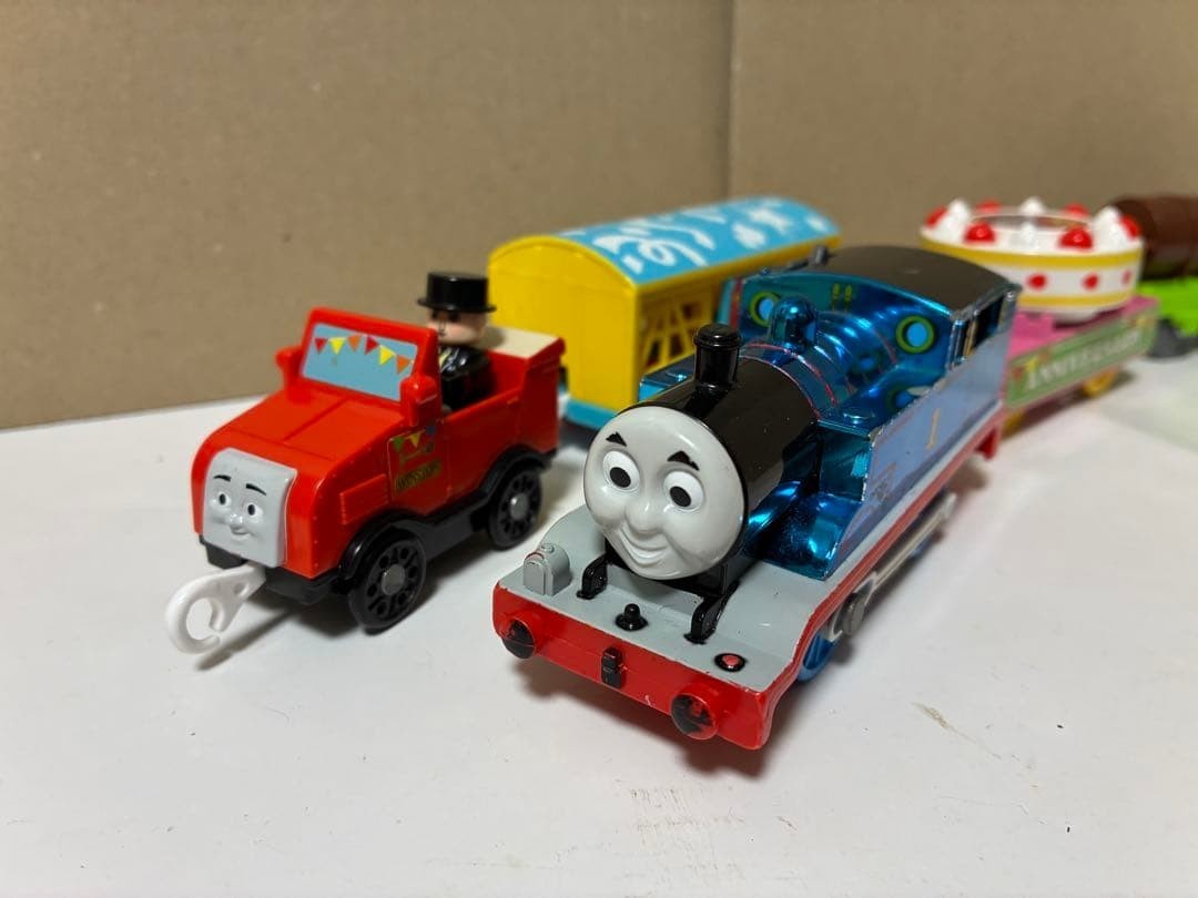PLARAIL Thomas 25th Anniversary Blue Train Set Party Edition Toy Rare
