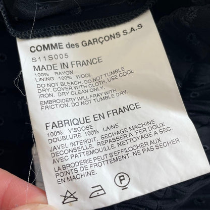 [Rare/France] COMME des GARCONS Embroidered Skirt