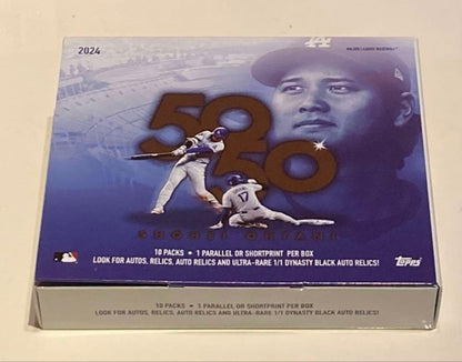 2024 Topps Baseball Shohei Ohtani 50/50 Factory Sealed Hobby Box New 5 PACKS