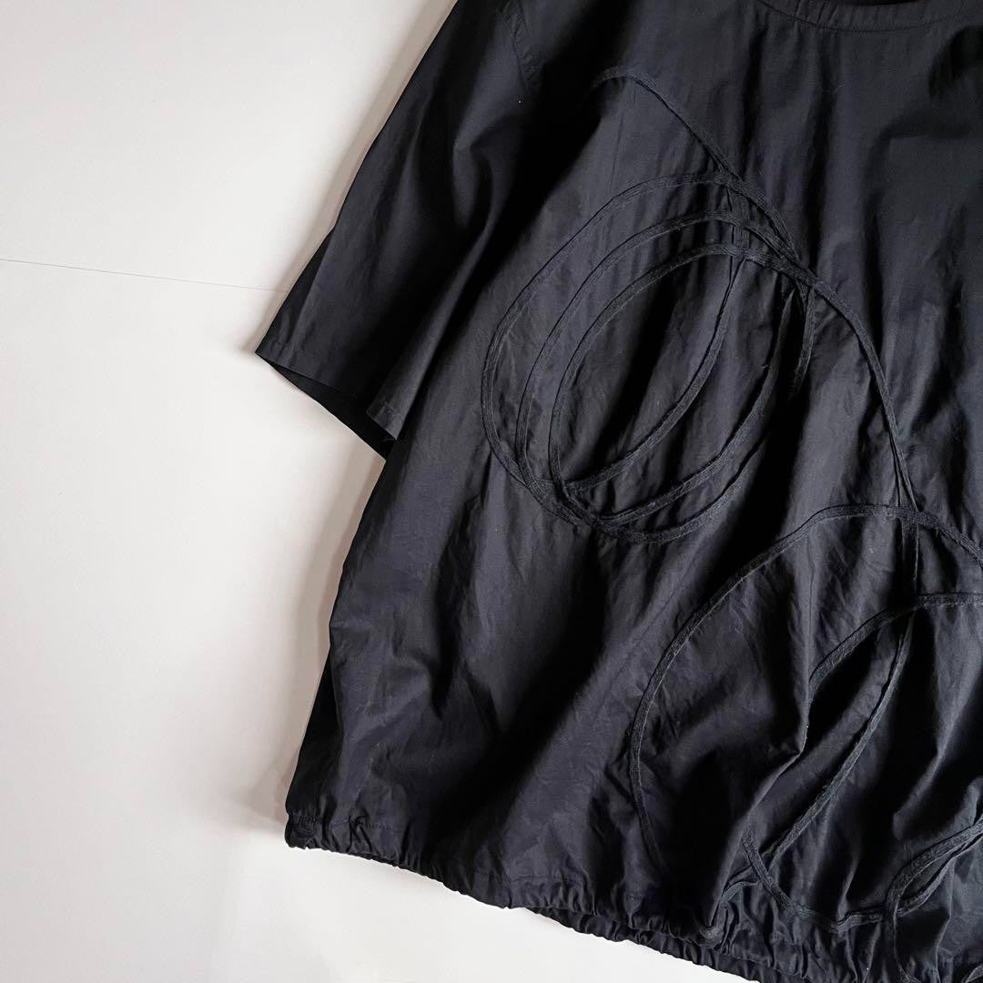 USED VINTAGE ISSEY MIYAKE HAI WIDE PULLOVER BLOUSE. GOOD