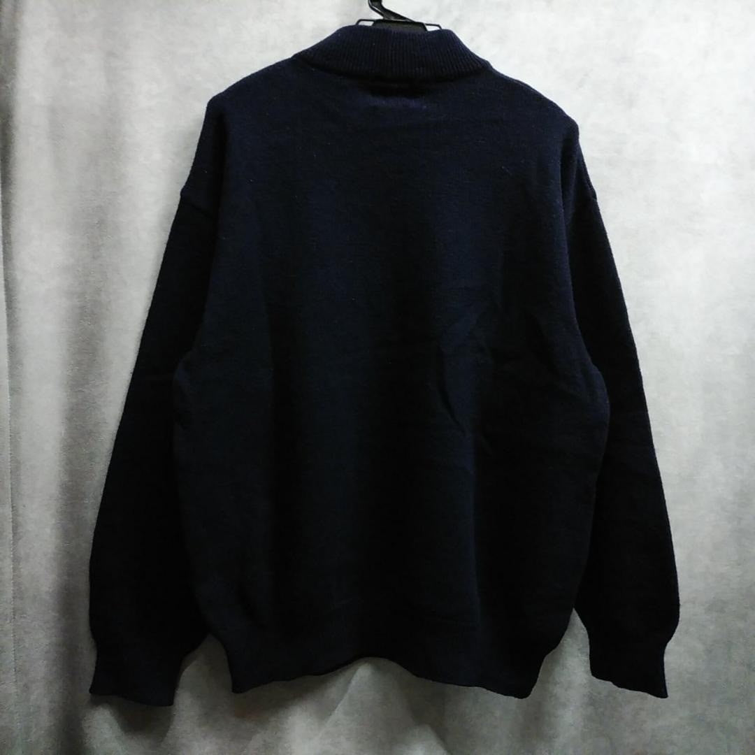ICEBERG JEANS Vintage Men's Black Logo Wool Sweater Knit Rare Used