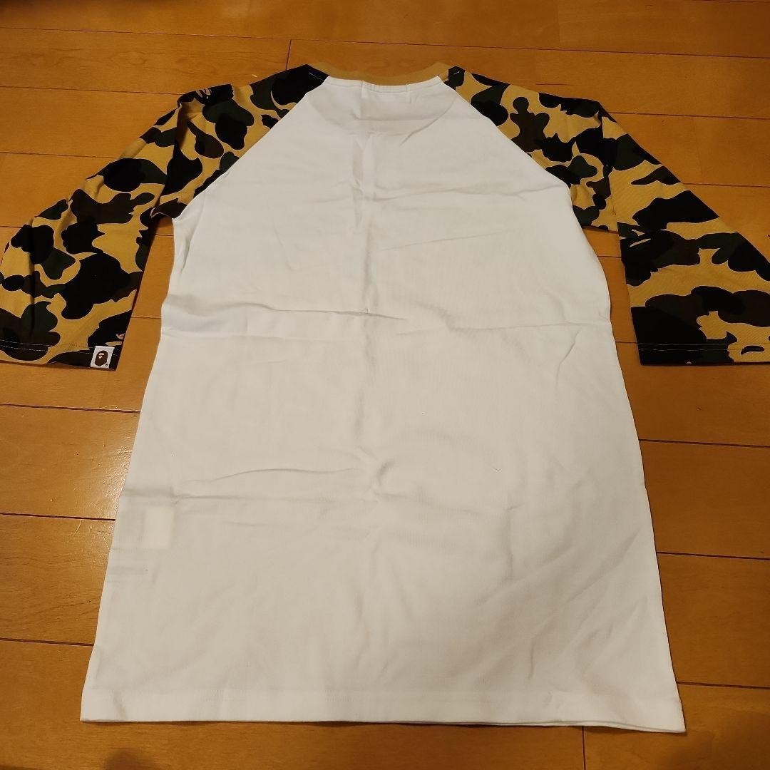 BAPE A Bathing Ape T-Shirt Size S Felix The Cat Baby Milo Raglan 3/4 Sleeve