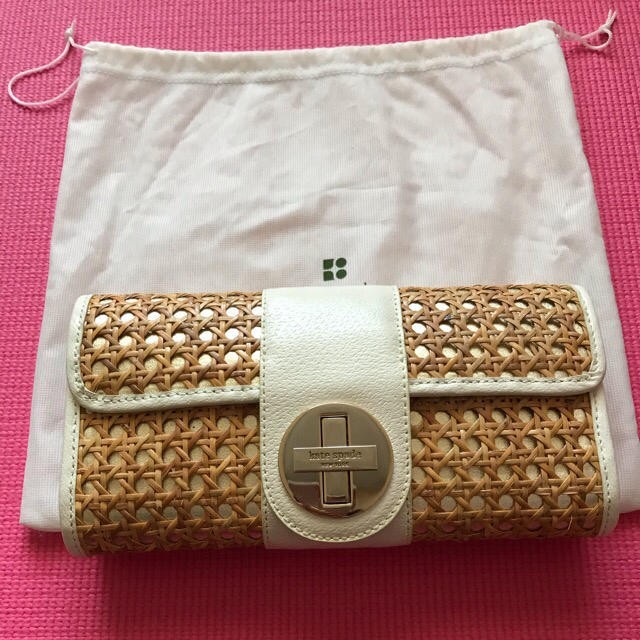 Kate Spade Clutch Bag Shoulder Bag Beige
