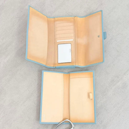 COACH Long Wallet 2-Piece Set Soho Turquoise Blue