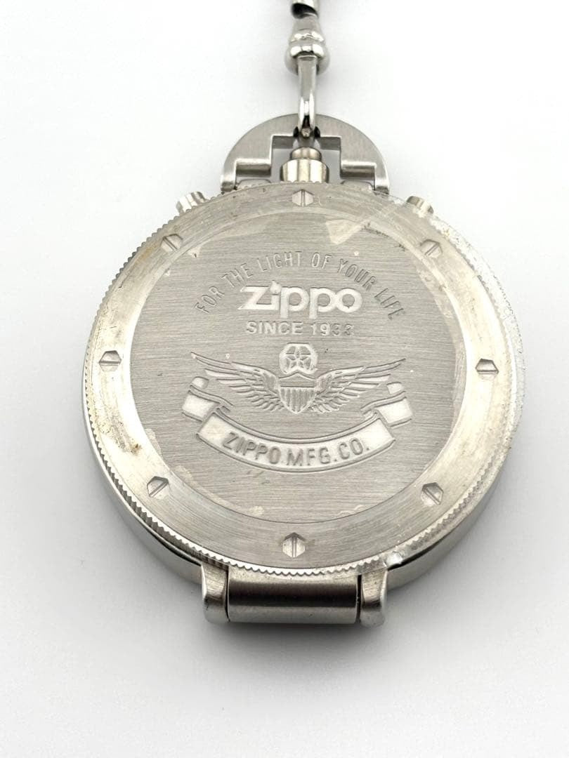 Zippo Time Pocket Watch Chronograph Running 2004 Rare