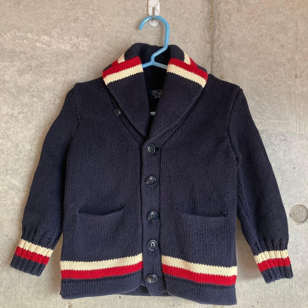 Ralph Lauren Polo Shawl Collar Cardigan Babyweight 90 Vintage Rare Edition