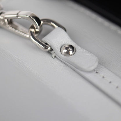 Giuseppe Zanotti 2WAY Clutch Bag Shoulder Bag IB80042 Gray Studs Chain Party Bag