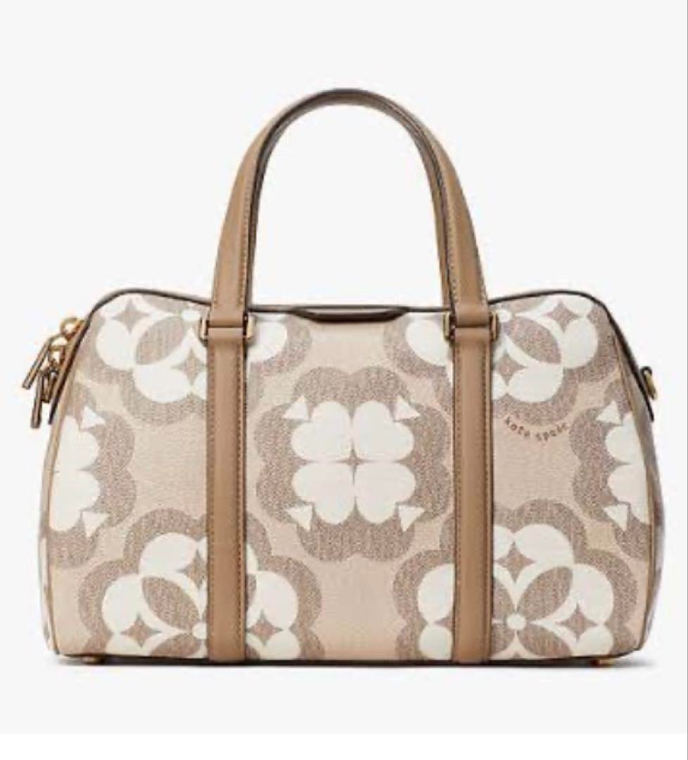 Kate Spade Spade Flower Monogram Beige 2-way Type Lightweight