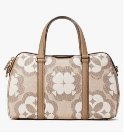 Kate Spade Spade Flower Monogram Beige 2-way Type Lightweight