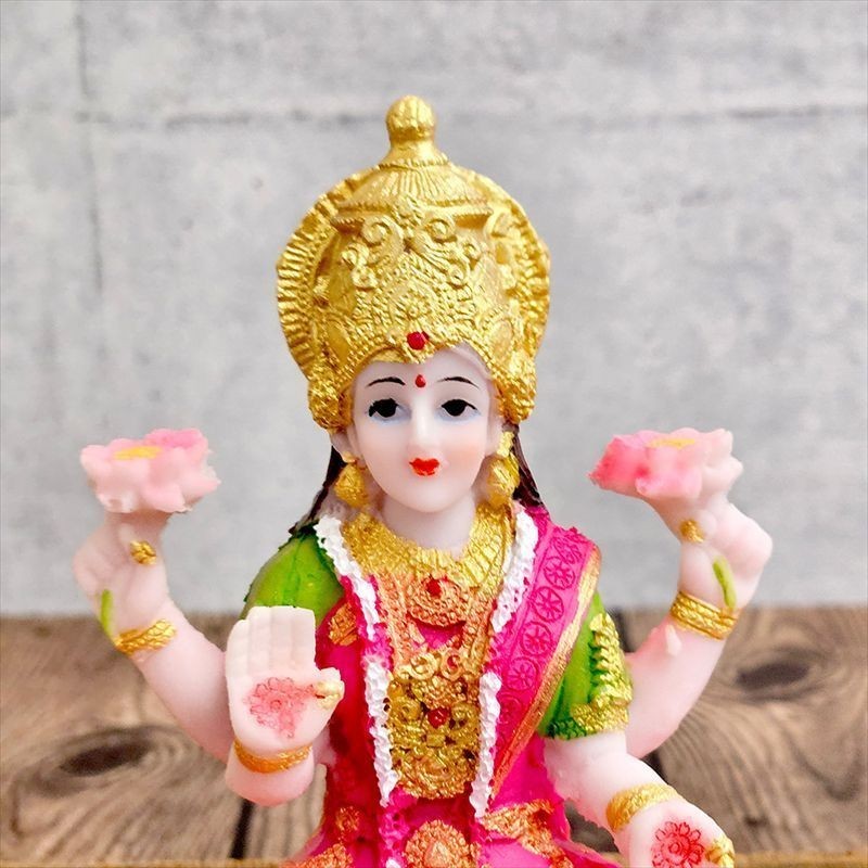 Color Ganesha Figurine Object Interior Buddha Statue Figure Goddess Lakshmi